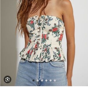 Free People Lights Out Corset